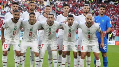 صورة تشكيلة المغرب الرسمية أمام إسبانيا كأس العالم